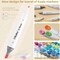 Ohuhu Skin Tone Markers- Slim Broad and Fine Double Tipped Alcohol Marker Set for Artists Adults Coloring Professional Illustration Fashion Design - 24 Portrait Colors - Kaala Markers Ink Refillable